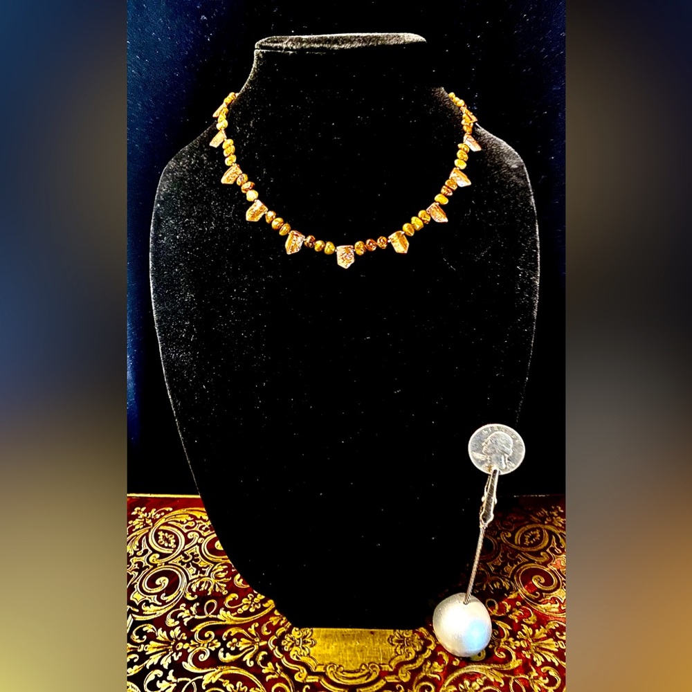 SHOJ Freshwater Baroque & Biwa Cultured Pearls w/10K Gold Clasp